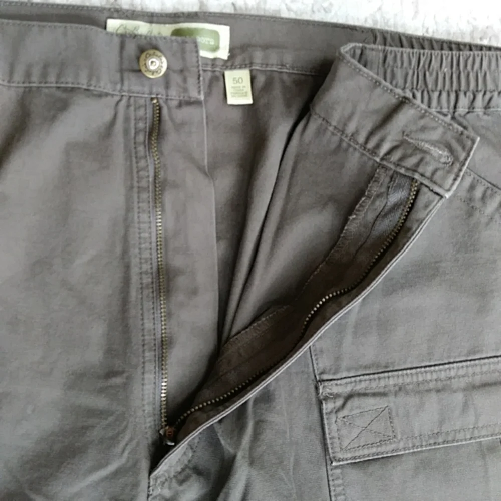 Cabela's Trail Canvas Cotton Shorts 50 Brown - Picture 6 of 15